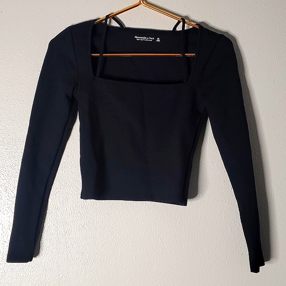 Abercrombie & Fitch  Black Crop Top Size XS